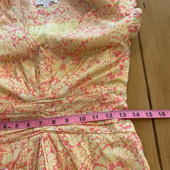 Derek Lam Collective Paisley Floral Flare Short Dress Size 40 medium - Picture 12 of 15